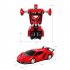 One key Deformation Robot Toy Transformation Electric Car Model with Remote Controller