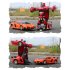 One key Deformation Robot Toy Transformation Electric Car Model with Remote Controller