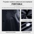 One piece Raincoat Waterproof Lightweight Foldable Long Sleeve Hooded Raincoat With Pockets For Cycling Camping Hiking Navy blue XXL