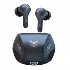 Onikuma T33 Bluetooth-compatible Gaming Headset Digital Display Noise Canceling Tws In-ear Wireless Earphones black