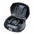 Onikuma T33 Wireless Earbuds Noise Canceling In Ear Design LED Display Sport Headset Black