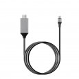 Type C to HDMI HDTV AV TV Cable Adapter Gray