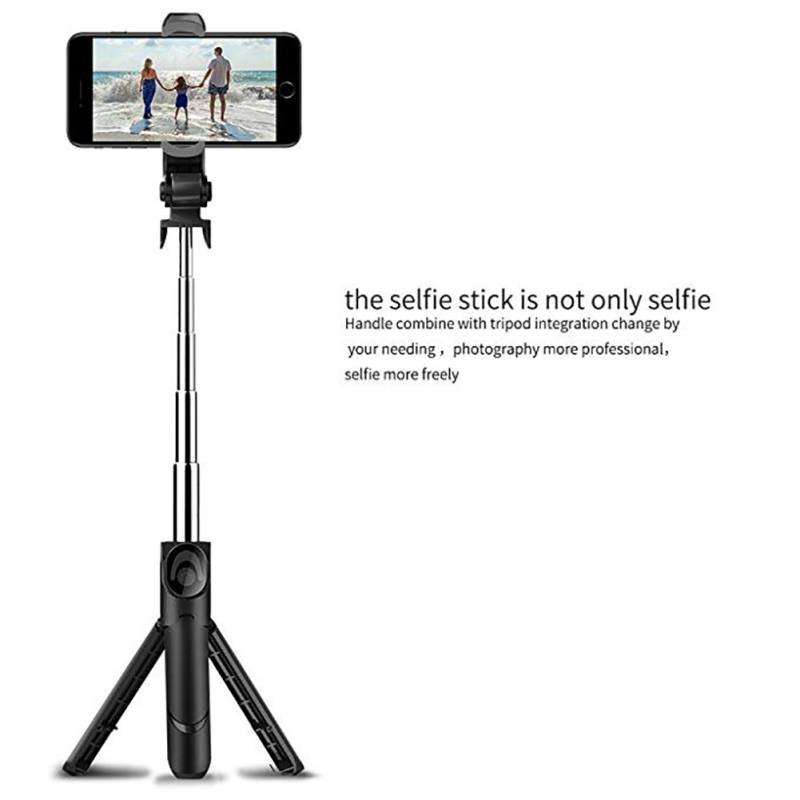 XT09 Tripod Stand Extendable 360° Rotation Self-timer Bluetooth Selfie Stick Monopod Foldable Live XT10 Mobile Phone Bracket 