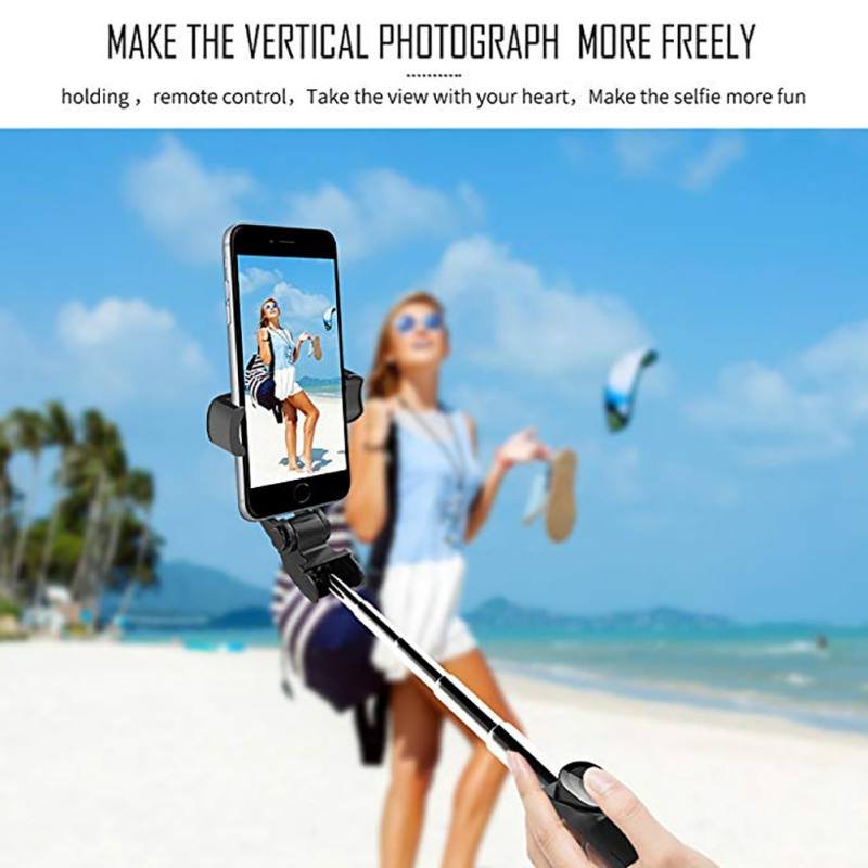 XT09 Tripod Stand Extendable 360° Rotation Self-timer Bluetooth Selfie Stick Monopod Foldable Live XT10 Mobile Phone Bracket 