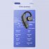 Open Ear Headphones Air Conduction Business Earbuds ENC Noise Reduction Earphones Rotatable 180  Arm Hanging Ear Headphones Ultra Long 30 Hours Playtime For Runn