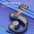 Open Ear Headphones Air Conduction Business Earbuds ENC Noise Reduction Earphones Rotatable 180  Arm Hanging Ear Headphones Ultra Long 30 Hours Playtime For Runn