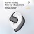Open Ear Headphones Air Conduction Business Earbuds ENC Noise Reduction Earphones Rotatable 180  Arm Hanging Ear Headphones Ultra Long 30 Hours Playtime For Runn