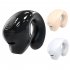 Open Ear Headphones Clip On Ear Earbuds Hands Free Noise Canceling Ear Clip For Cell Phone PC Tablet Laptop Computer White