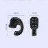 Open Ear Headphones Clip On Ear Earbuds Hands Free Noise Canceling Ear Clip For Cell Phone PC Tablet Laptop Computer White