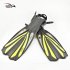 Open Heel Scuba Diving Long Fins Adjustable Snorkeling Swim Flippers Special For Diving Boots Shoes Monofin Gear Yellow Small  S M 