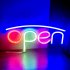 Open Sign Desktop Lamp  Bar Lamps  IP45 Waterproof  3 AA Battery Or USB Powered Wall Night Light For Living Room  Bedroom  Bar  Children s Room 11 7x5 6x0 7in C