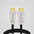 Optical Fiber HDMI 2 0 Male to Male Silver HD Line Zinc Alloy 4K 2K Resolution Engineering Wire Signal Without Attenuation