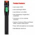 Optical Fiber Visual Fault Locator Fiber Optic Cable Tester Meter Red Light Pen with 2 5mm Universal Connector for FC SC   ST Connector  5km test pen