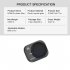 Optical Glass Camera Lens Filter Set Adjustable Cpl Mirror Compatible For Dji Mini 3 Pro Drone Accessories gray UV
