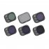 Optical Glass Camera Lens Filter Set Adjustable Cpl Mirror Compatible For Dji Mini 3 Pro Drone Accessories gray UV