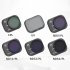Optical Glass Camera Lens Filter Set Adjustable Cpl Mirror Compatible For Dji Mini 3 Pro Drone Accessories gray UV