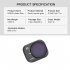 Optical Glass Camera Lens Filter Set Adjustable Cpl Mirror Compatible For Dji Mini 3 Pro Drone Accessories gray UV