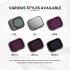 Optical Glass Camera Lens Filter Set Adjustable Cpl Mirror Compatible For Dji Mini 3 Pro Drone Accessories gray UV