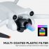Optical Glass Camera Lens Filter Set Adjustable Cpl Mirror Compatible For Dji Mini 3 Pro Drone Accessories gray UV