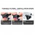 Optical Glass Camera Lens Filter Set Adjustable Cpl Mirror Compatible For Dji Mini 3 Pro Drone Accessories gray UV