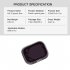 Optical Glass Camera Lens Filter Set Adjustable Cpl Mirror Compatible For Dji Mini 3 Pro Drone Accessories gray UV