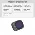 Optical Glass Camera Lens Filter Set Adjustable Cpl Mirror Compatible For Dji Mini 3 Pro Drone Accessories gray UV