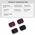 Optical Glass Camera Lens Filter Set Adjustable Cpl Mirror Compatible For Dji Mini 3 Pro Drone Accessories gray UV