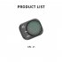 Optical Glass Camera Lens Filter Set Adjustable Cpl Mirror Compatible For Dji Mini 3 Pro Drone Accessories gray UV