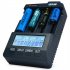 Opus Bt c3100 Digital Smart 4 Slot Lcd Battery Charger For Li ion Nicd Nimh Aa Aaa 10440 18650 Rechargeable Batteries U S  plug