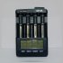 Opus Bt c3100 Digital Smart 4 Slot Lcd Battery Charger For Li ion Nicd Nimh Aa Aaa 10440 18650 Rechargeable Batteries U S  plug