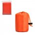 Orange Emergency Raincoat Aluminum Film Disposable Poncho Cold Insulation Rainwear Blankets Survival Tool Double sided raincoat  1 124 101cm