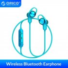 Original ORICO Wireless Bluetooth <span style='color:#F7840C'>Headphones</span> Music Game In-Ear Magnetic Suspended Neck Hands-Free Sports <span style='color:#F7840C'>Headphones</span> blue