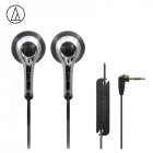 Original Audio Technica ATH C770 Wired Earphone HiFi Headphone Univers Cellphone Headset Wide Compatibility Sports Earbuds black