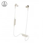 Original Audio-Technica ATH-CKS550XBT Bluetooth <span style='color:#F7840C'>Earphone</span> Wireless Sports Headset Compatible With IOS Android Huawei Xiaomi Oppo Cellphone Gold