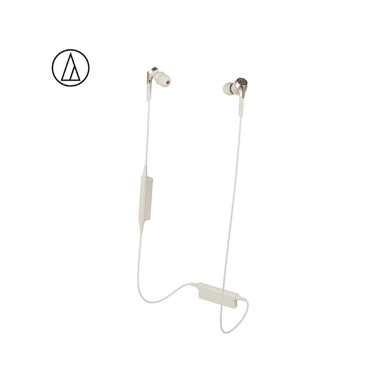 Original Audio-Technica ATH-CKS550XBT Bluetooth Earphone Wireless Sports Headset Compatible With IOS Android Huawei Xiaomi Oppo Cellphone Gold
