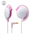 Original Audio-Technica ATH-EQ500 Wired <span style='color:#F7840C'>Earphone</span> Music Headset Ear Hook Sport Headphone Surround Bass For Xiaomi Huawei Oppo Etc Pink