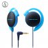 Original Audio Technica ATH EQ500 Wired Earphone Music Headset Ear Hook Sport Headphone Surround Bass For Xiaomi Huawei Oppo Etc Blue
