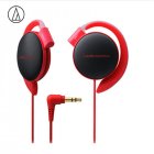 Original Audio Technica ATH EQ500 Wired Earphone Music Headset Ear Hook Sport Headphone Surround Bass For Xiaomi Huawei Oppo Etc Red