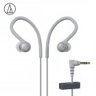 Original Audio-Technica ATH-SPORT10 In-ear Wired Earphone Music <span style='color:#F7840C'>Headset</span> Sport Earbuds With IPX5 Waterproof For Huawei Xiaomi White