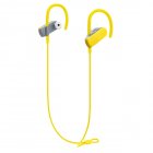Original Audio-Technica ATH-SPORT50BT Bluetooth Earphone Remote Control Wireless Sports Headset IPX5 Waterproof For IOS Android Cellphone Yellow