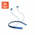 Original JBL Live200bt Neck mounted Wireless Bluetooth compatible  Earphones 3 button Remote Microphone Stereo Powerful Bass Headphones blue
