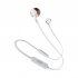 Original JBL T205bt Bluetooth compatible Headset Wireless Semi in ear Headphones Ergonomic Earbuds Universal Mobile Phone Music Earplugs pink