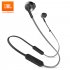 Original JBL T205bt Bluetooth compatible Headset Wireless Semi in ear Headphones Ergonomic Earbuds Universal Mobile Phone Music Earplugs pink