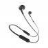 Original JBL T205bt Bluetooth compatible Headset Wireless Semi in ear Headphones Ergonomic Earbuds Universal Mobile Phone Music Earplugs black