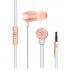 Original JBL T380a Double Moving Coil Earphones Built in Microphone Wire controlled Hifi In ear Earbuds Universal Compatible For Android silver