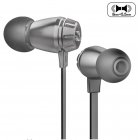 Original JBL T380a Double Moving Coil Earphones Built-in Microphone Wire-controlled Hifi In-ear Earbuds Universal Compatible For Android silver
