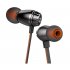 Original JBL T380a Double Moving Coil Earphones Built in Microphone Wire controlled Hifi In ear Earbuds Universal Compatible For Android black