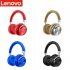 Original LENOVO Hd800 Bluetooth 5 0 Headset Wireless Foldable Noise Cancelling Sport Stereo Gaming  Earphone blue