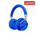 Original LENOVO Hd800 Bluetooth 5.0 Headset Wireless Foldable Noise Cancelling Sport Stereo Gaming  Earphone blue