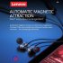 Original LENOVO He08 Dual Dynamic Neckband Bluetooth Headphones Tws 4 Speakers Hifi Stereo Headset black